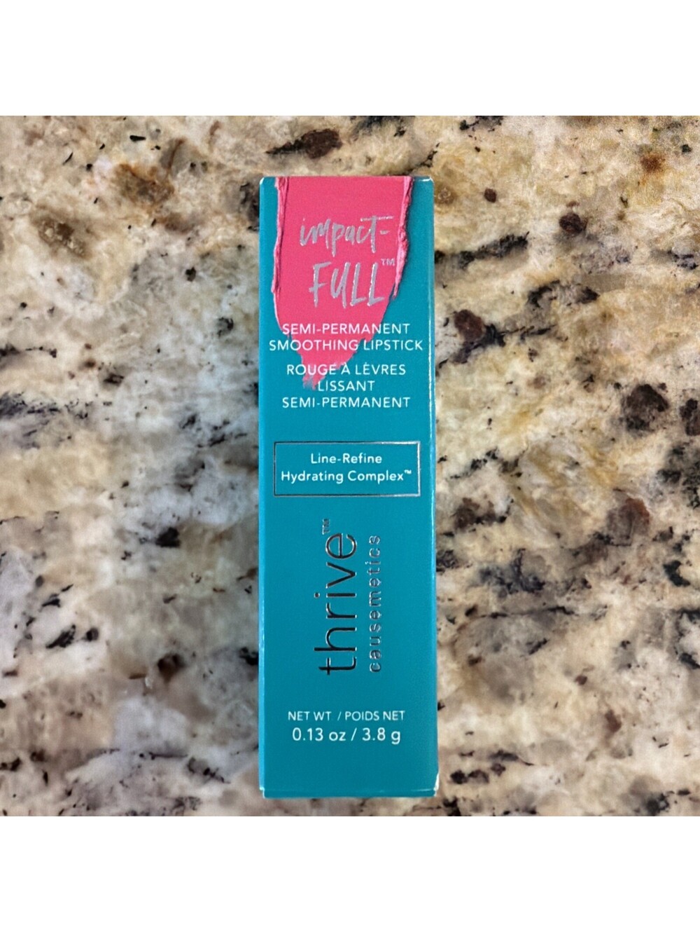 Thrive Causemetics Impact-Full Semi-Permanent Smoothing Lipstick Ebony. New